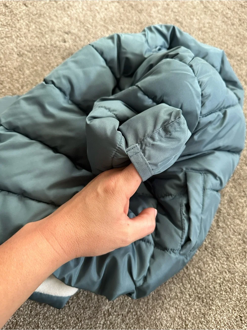 Toddler Hooded Puffer Jacket - Slate Blue